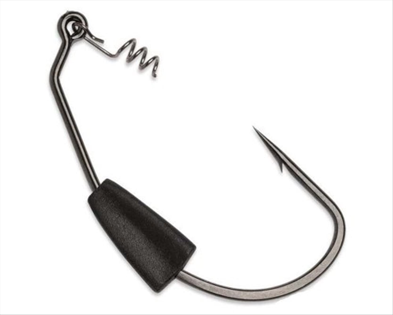 VMC heavy-duty weighted swimbait hook 6/0 with 1/4 oz weight secures bait for open-water retrieves
