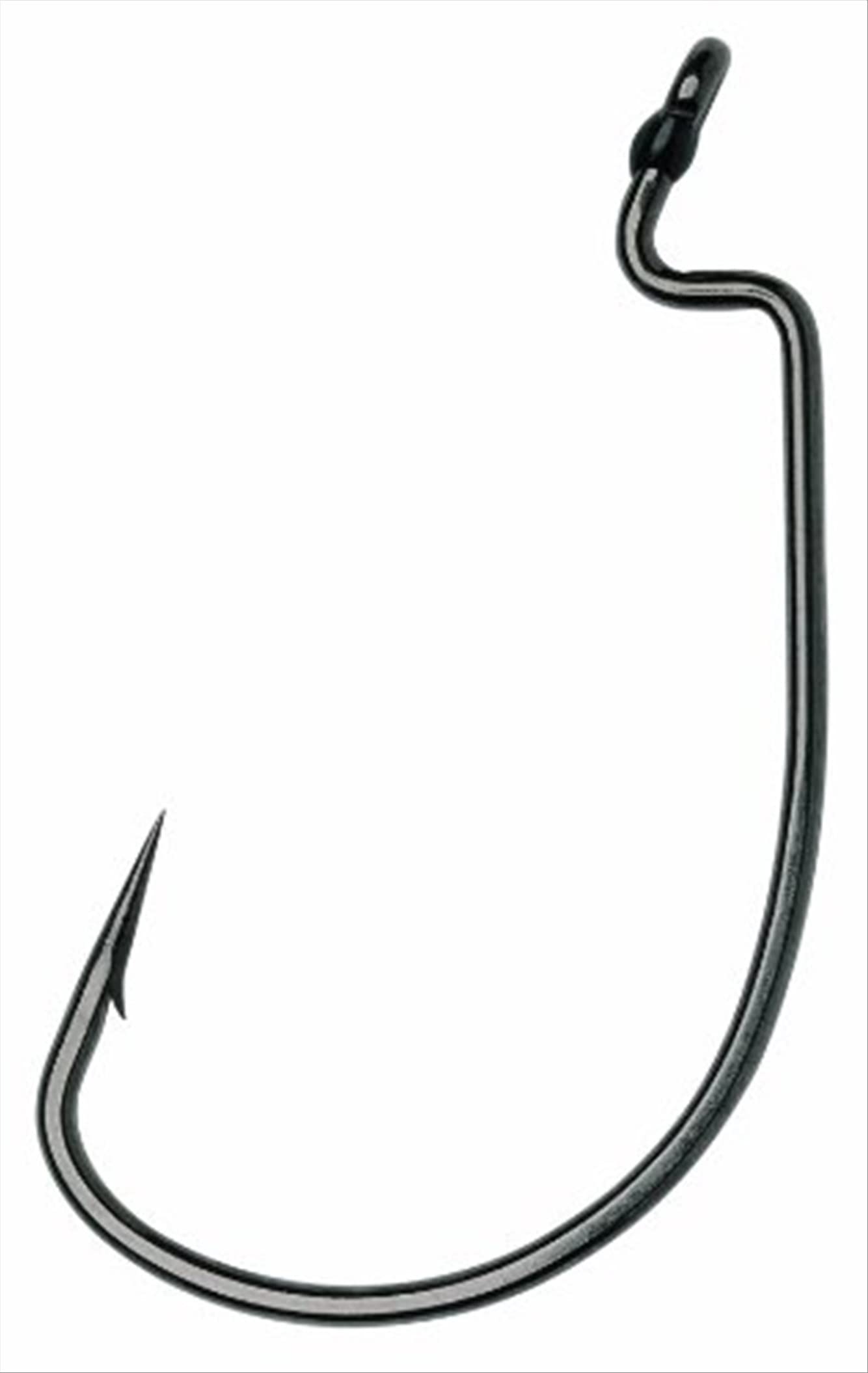 VMC heavy-duty wide-gap hook 3/0 in black nickel for tough cover fishing