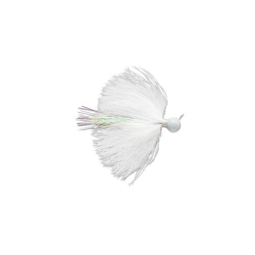 VMC Marabou Jig 1/4 White – versatile freshwater lure for various species