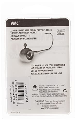 VMC Neon Moon Eye Jig Kit precision balanced bait jigs deliver stable, natural action.