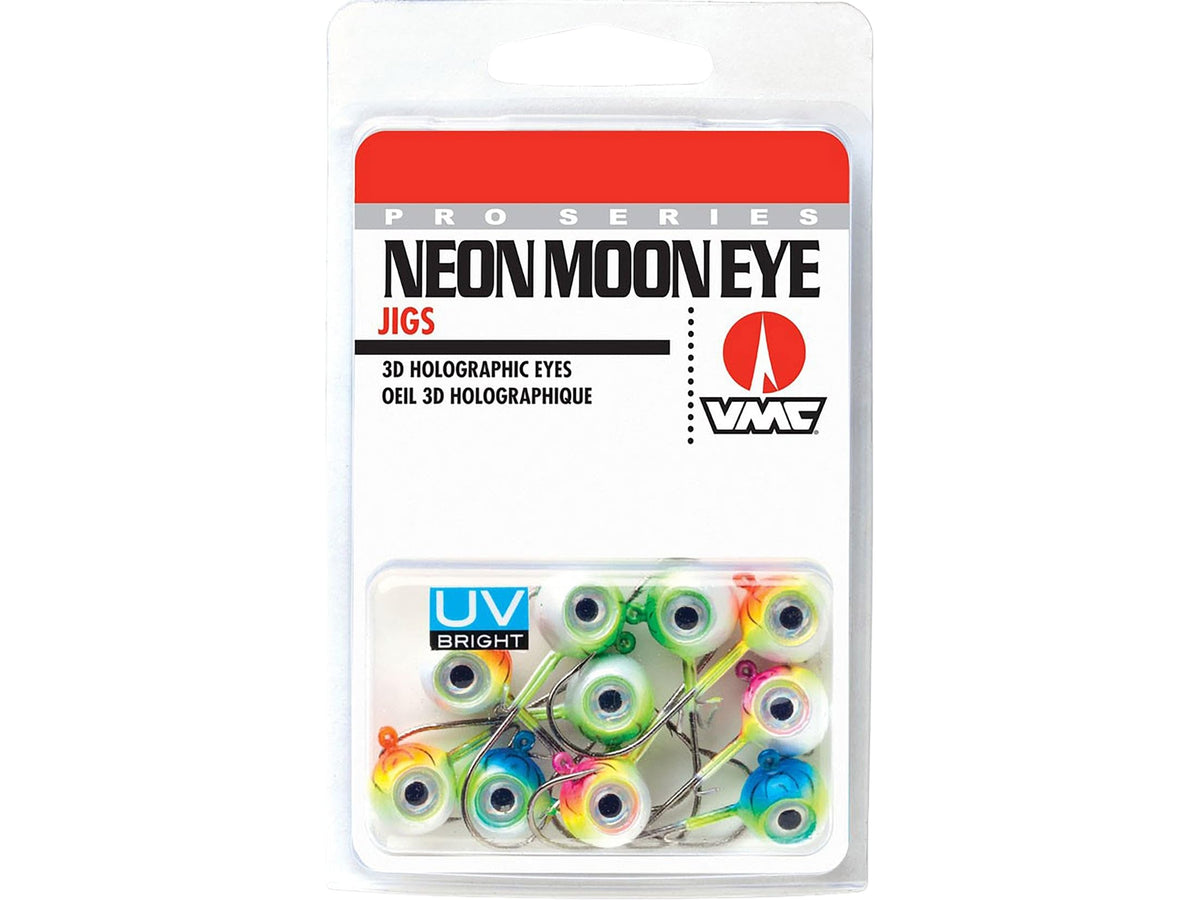 VMC Neon Moon Eye Jig UV Kit 3/8 Assorted | UV Lure Jig Kit by VMC ...
