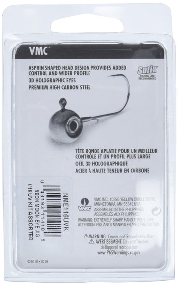 VMC Neon Moon Eye Jig UV Kit set for versatile jigging
