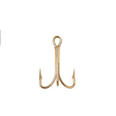 VMC O'Shaughnessy Treble Hook size 16 in gold for strong hooksets with dough bait rigs.