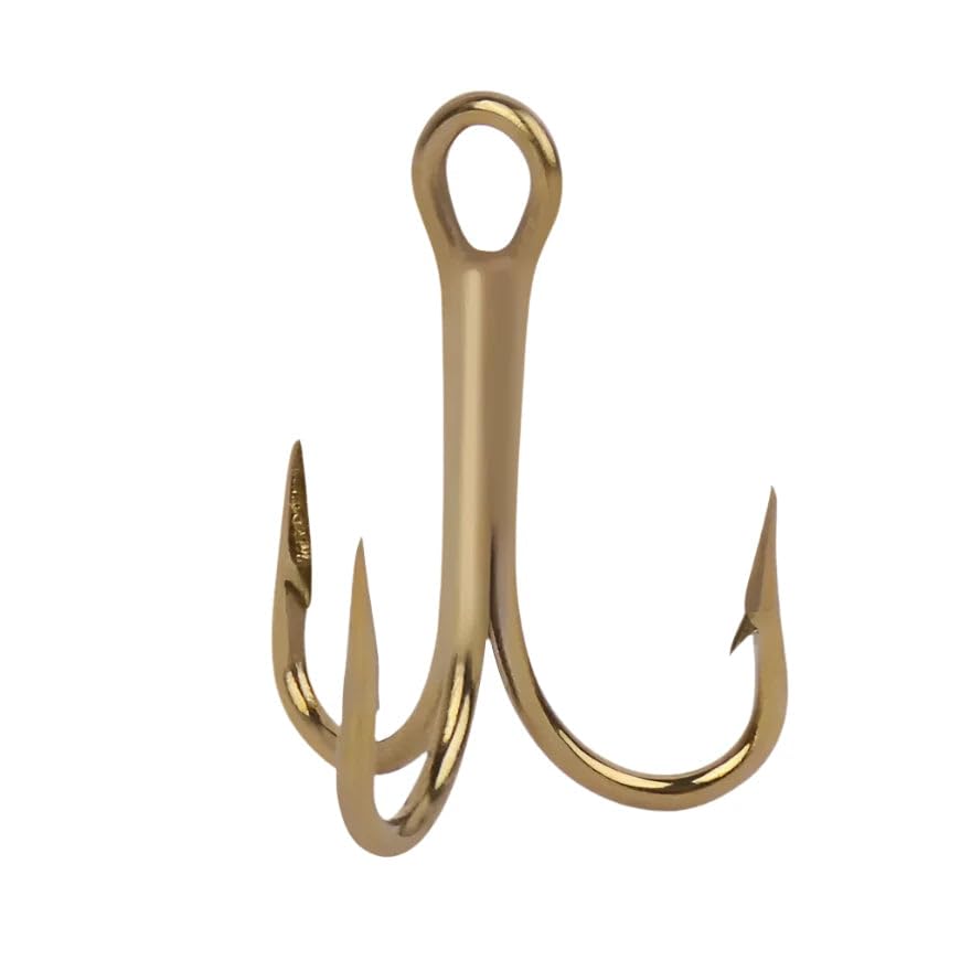 VMC O'Shaughnessy Treble Short 4X Black Nickel #5/0 pack shot ready for versatile fishing.