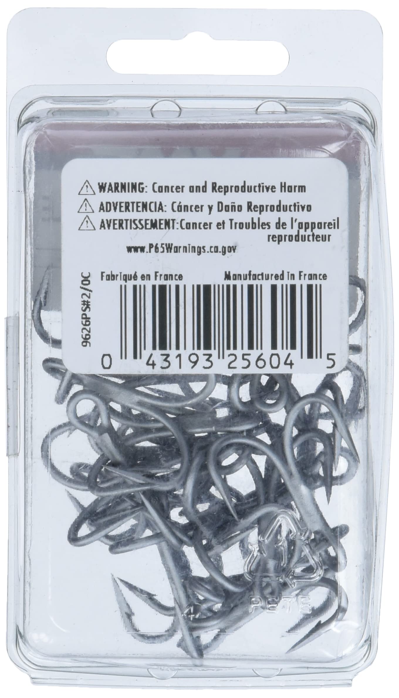 VMC O'Shaughnessy Treble Short 4X Perma Steel eye detail for secure hookups.