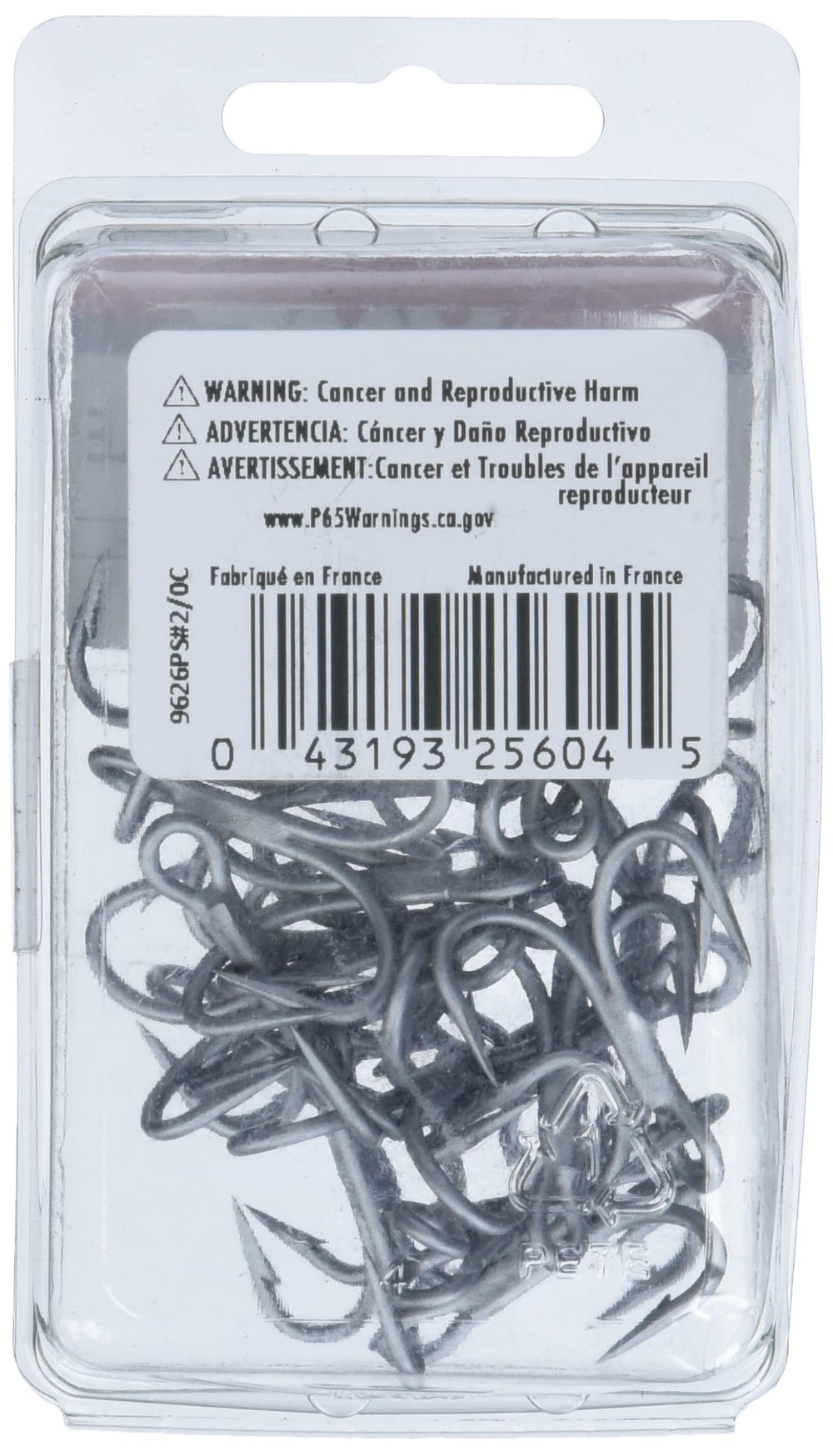 VMC O'Shaughnessy Treble Short 4X Perma Steel eye detail for secure hookups.