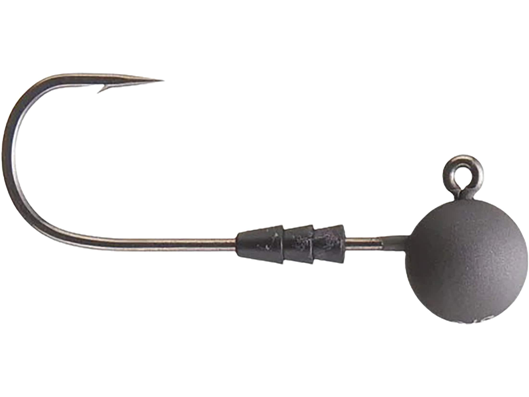 VMC RedLine tungsten swimbait jig in matte grey for precise sinking and lifelike action