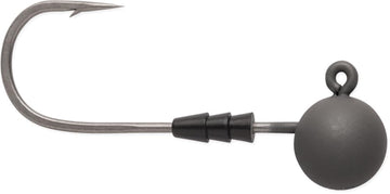 VMC RedLine Tungsten Swimbait Jig matte grey finish for glare-free casting