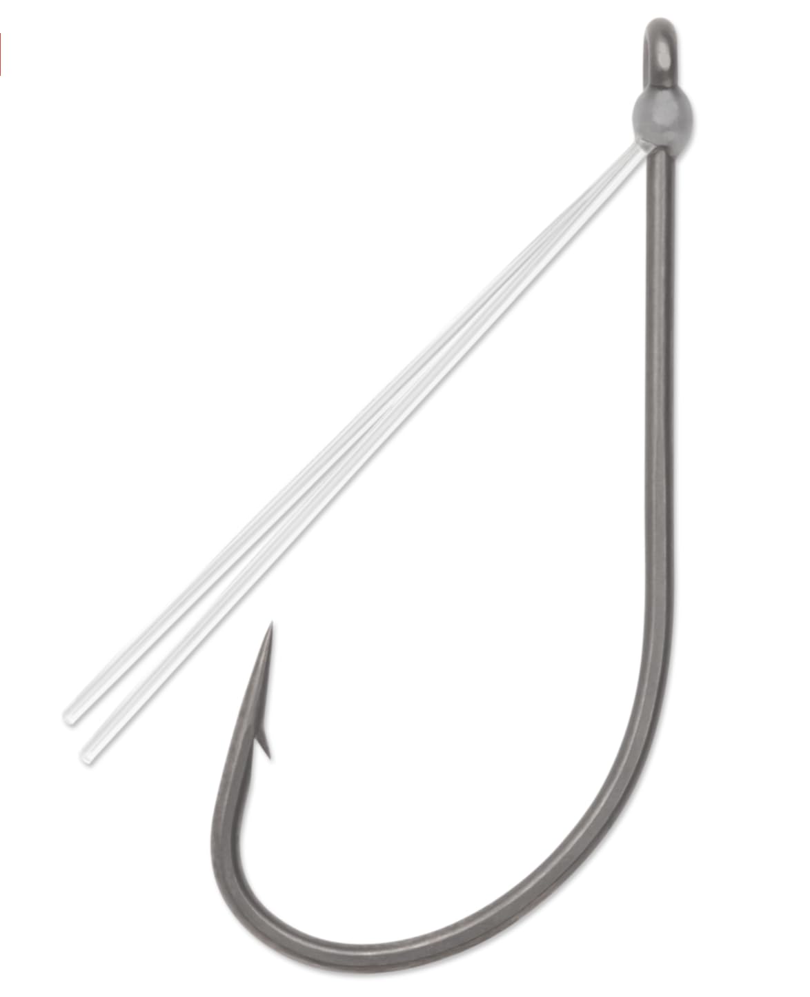 VMC RedLine Wdls Wcky Neko NT 1/0 hook: red finish for versatile setups.