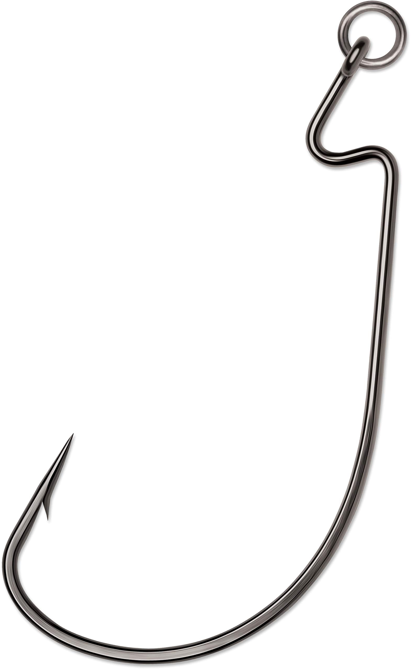 VMC Ringed Wide Gap Hook Black Nickel 3/0 image for reliable bait presentation