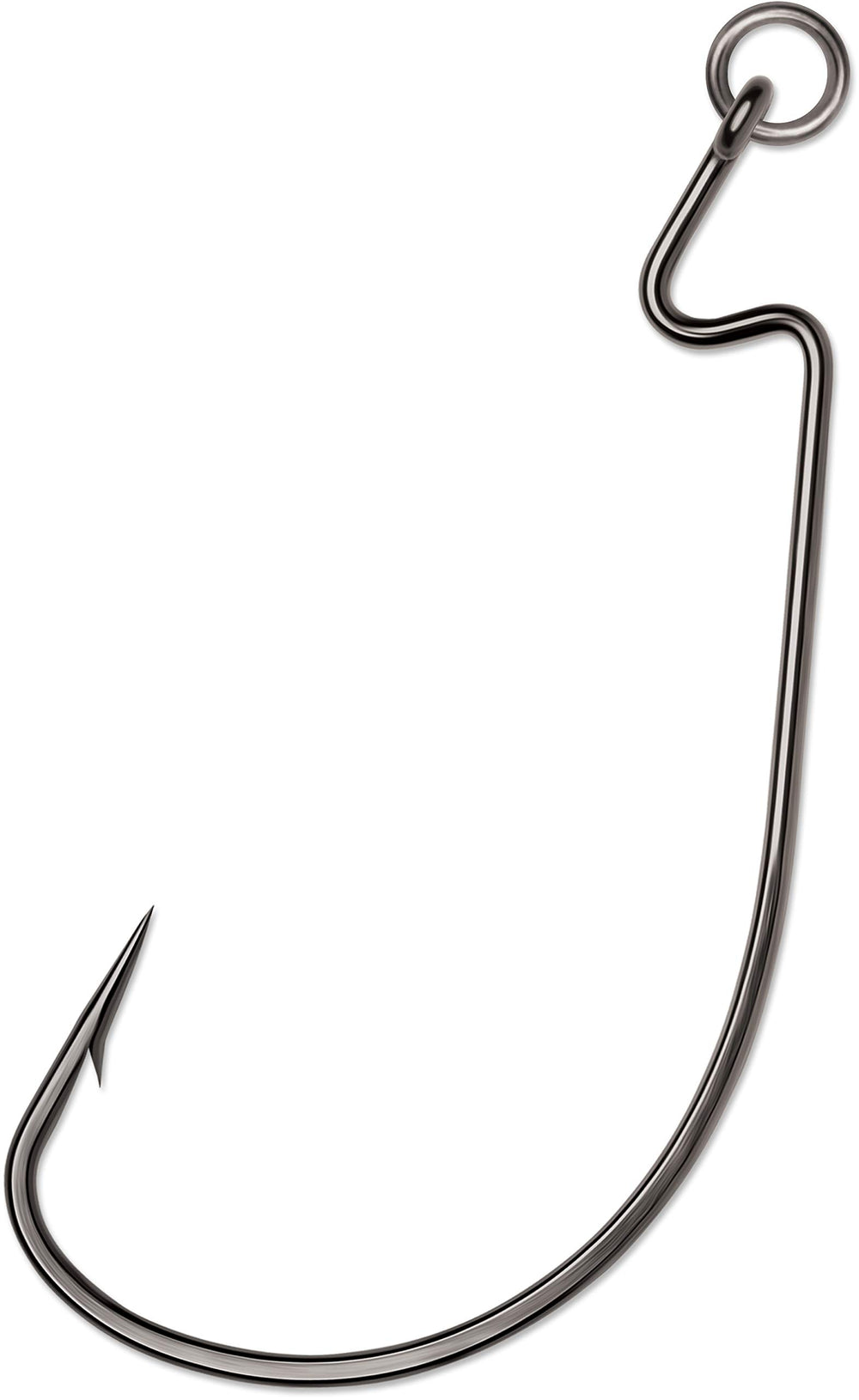 VMC Ringed Wide Gap Hook Black Nickel 3/0 image for reliable bait presentation