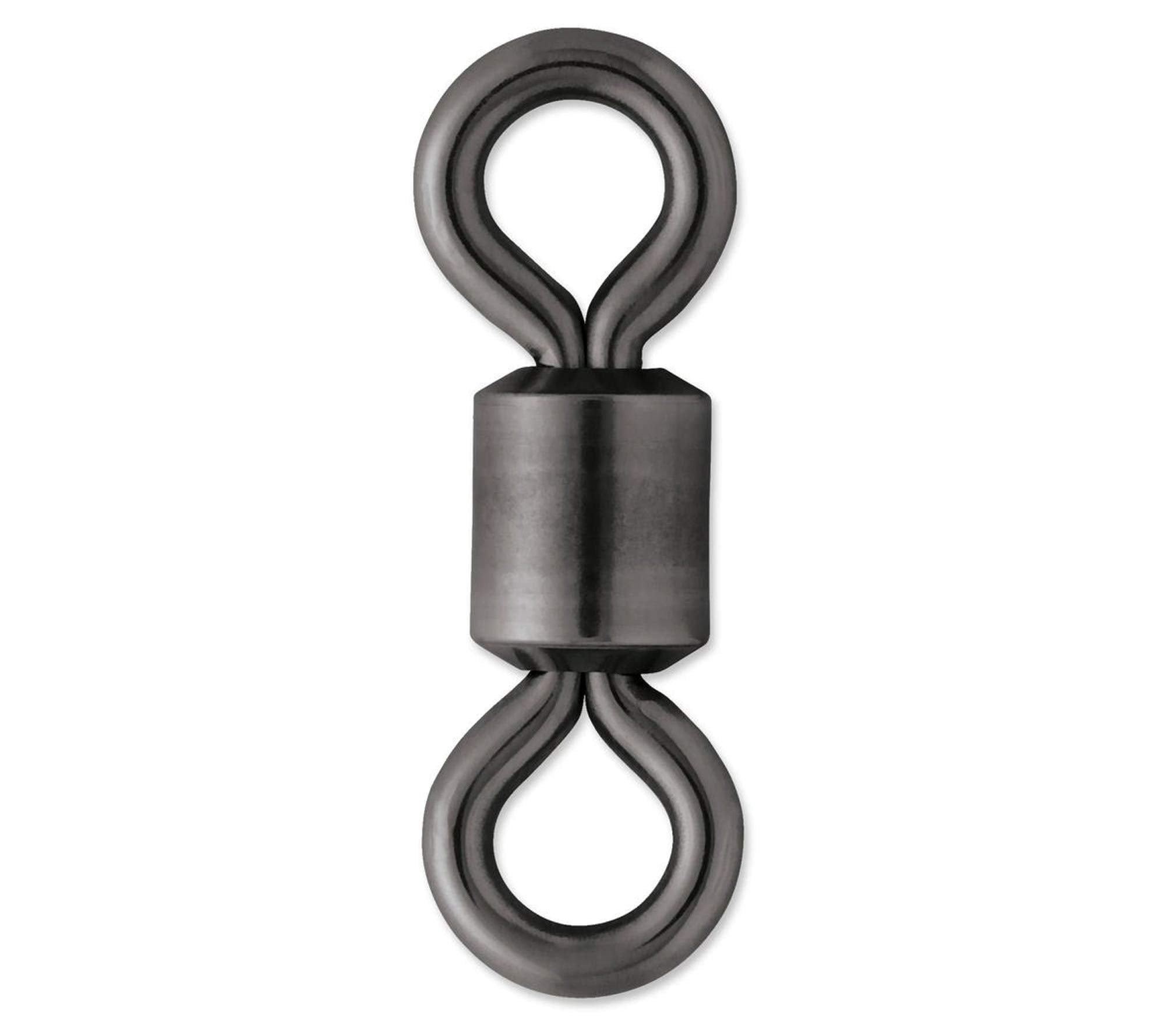 VMC rolling swivel size #8 enables smooth line rotation for reduced twists during fishing