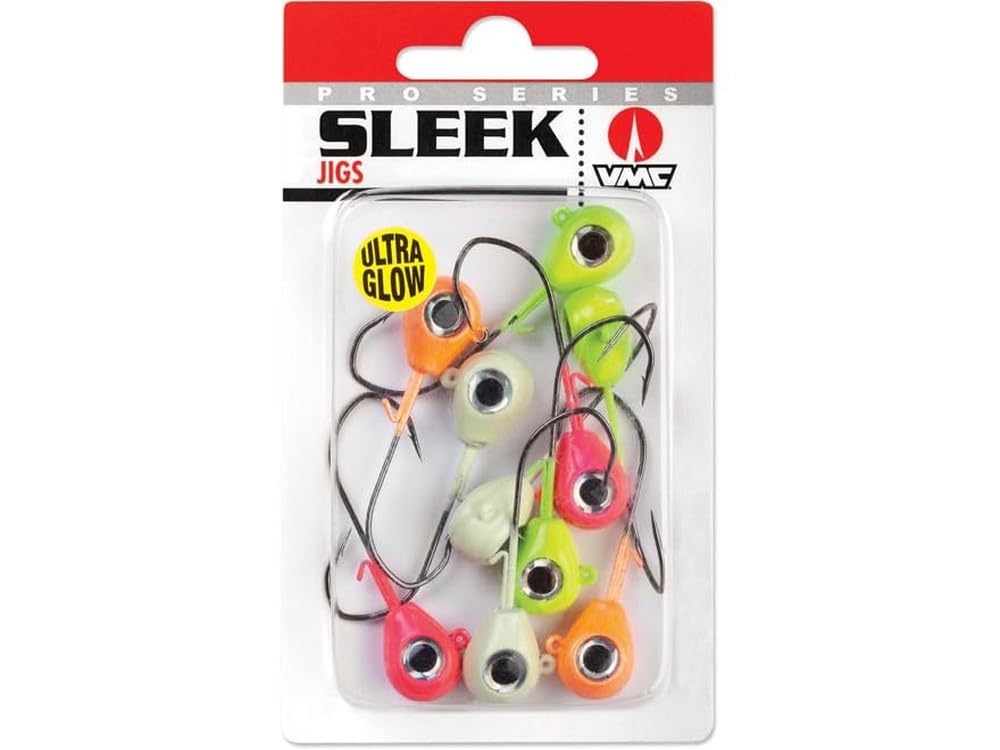 VMC Sleek Jig Glow Kit half-assorted with bright glow for quick, precise jig setup