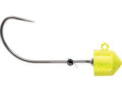 VMC SNRJ14 Ned Rig Jig chartreuse for deep bottom contact and versatile weedless rigging
