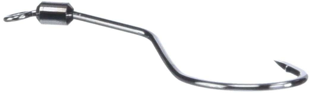 VMC Spindrift Hook Black Nickel #1 eye detail shows a sharp point.