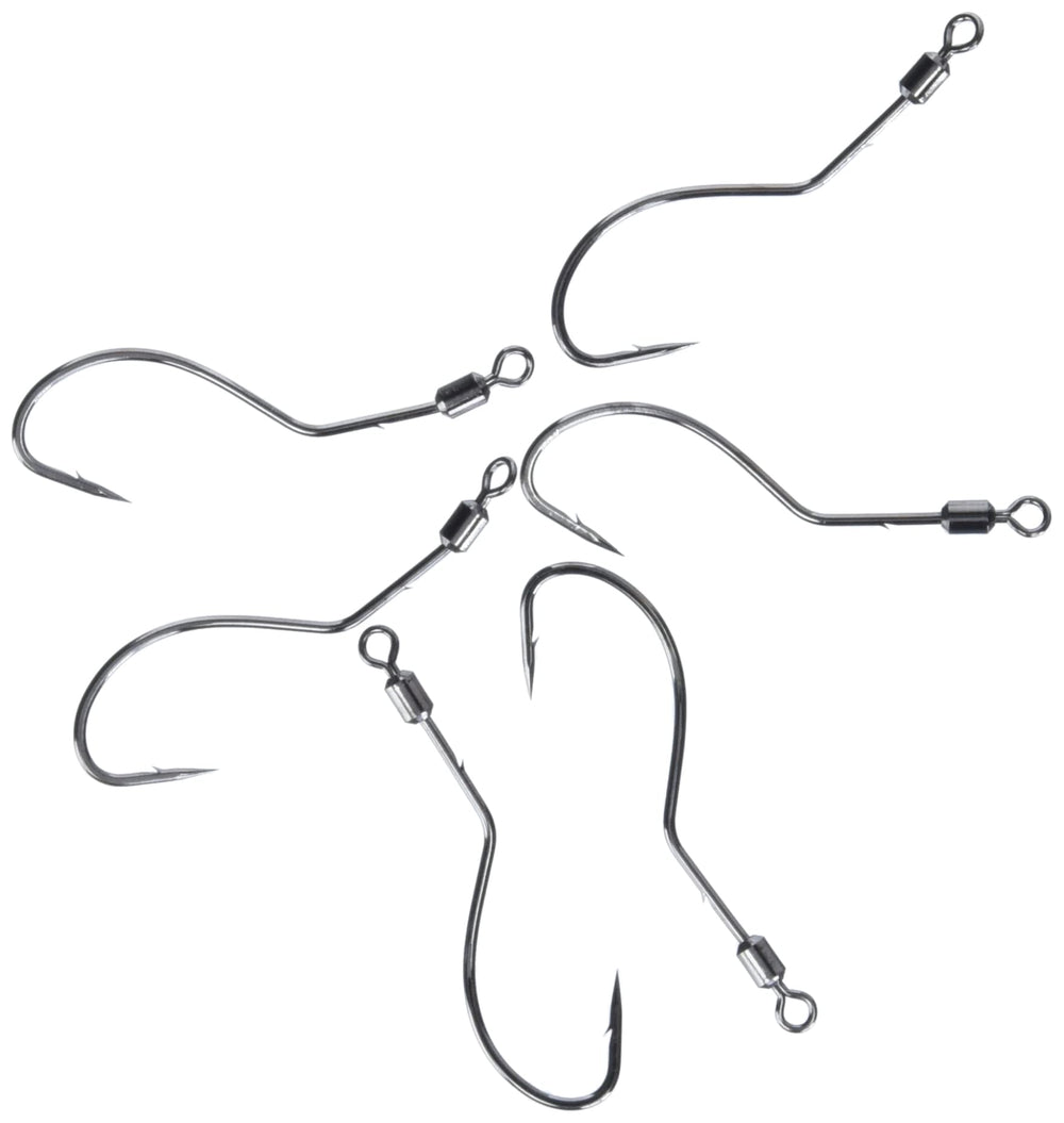 VMC Spindrift Hook Black Nickel #1 side profile highlights a streamlined shape.