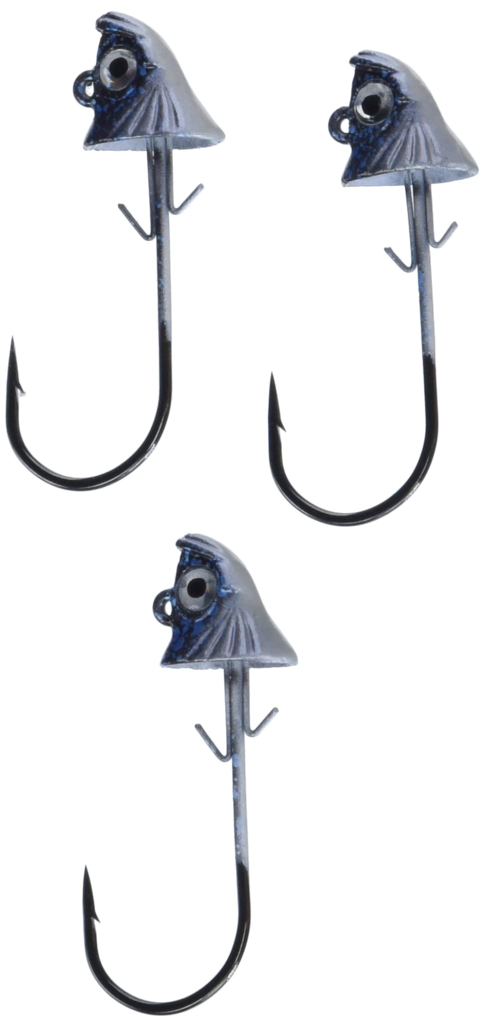 VMC Swimbait Jig Blue Shad with lifelike minnow profile for shore and boat casting
