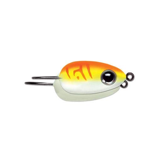 VMC Tear Drop Jig 1/16 oz Glow Orange Fire UV ideal for casting use.