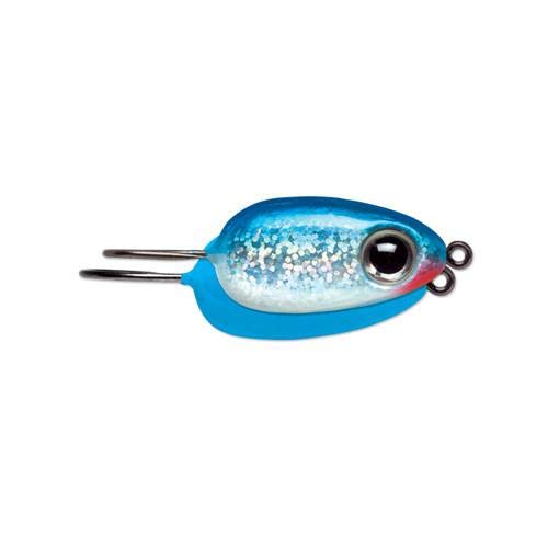 VMC Tear Drop Jig 1/16 oz Glow Orange Fire UV weight profile enhances casting.