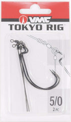 VMC Tokyo Rig #5/0 hook in black nickel for strong, reliable rigging.