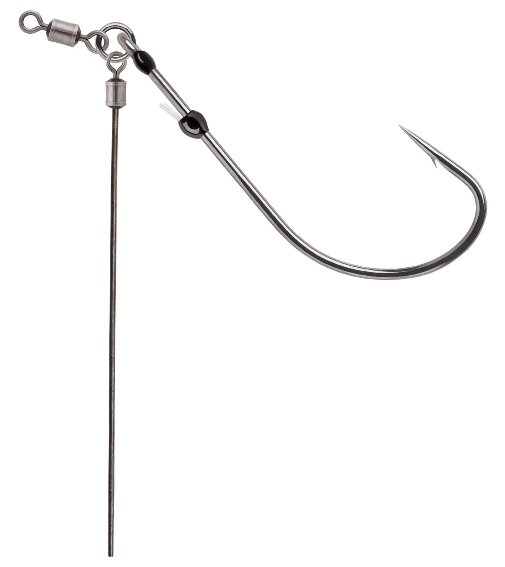 VMC Tokyo Rig Finesse Neko Black Nickel rig, showcasing the black-nickel finish for finesse plastics