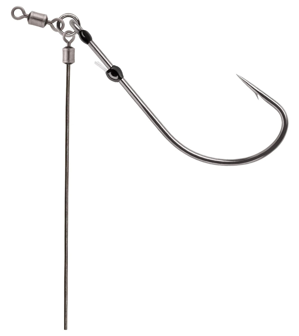 VMC Tokyo Rig Finesse Neko Black Nickel rig, showcasing the black-nickel finish for finesse plastics