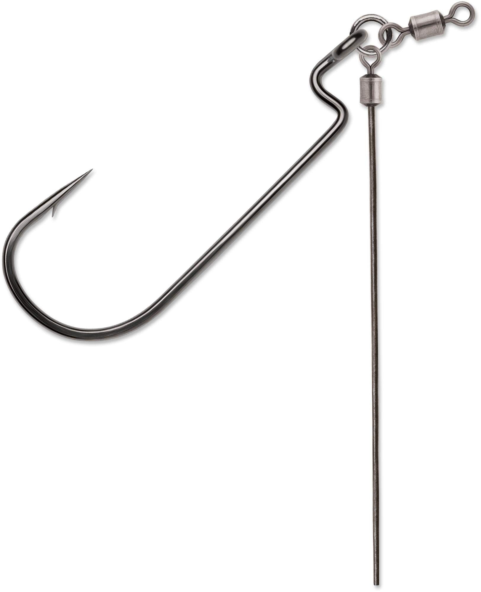 VMC Tokyo Rig Heavy Duty Worm Black Nickel 40 close-up for durable heavy-duty rigs