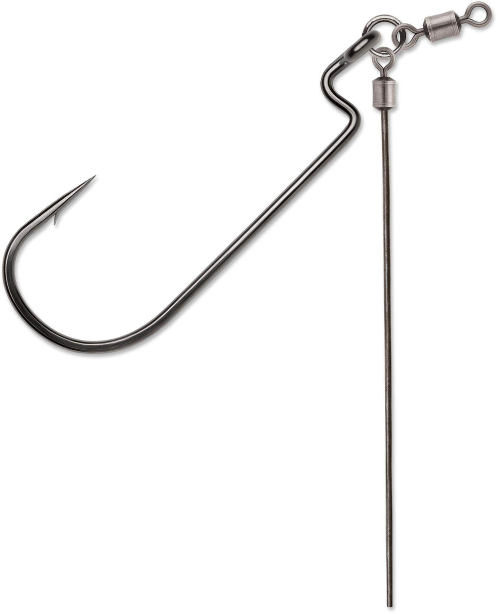 VMC Tokyo Rig Heavy Duty Worm Black Nickel 40 close-up for durable heavy-duty rigs