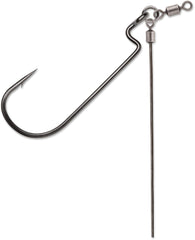 VMC Tokyo Rig Heavy Duty Worm Black Nickel 40 close-up for durable heavy-duty rigs
