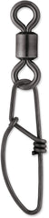 VMC Touch-Lok Snap Swivel #6 in black nickel—secure, easy-to-use hardware for gear