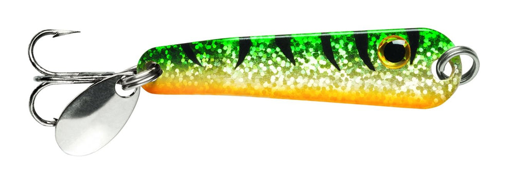 VMC Tumbler Spoon 1/8 oz Perch with knuckle Bend for slow timbling in clear water