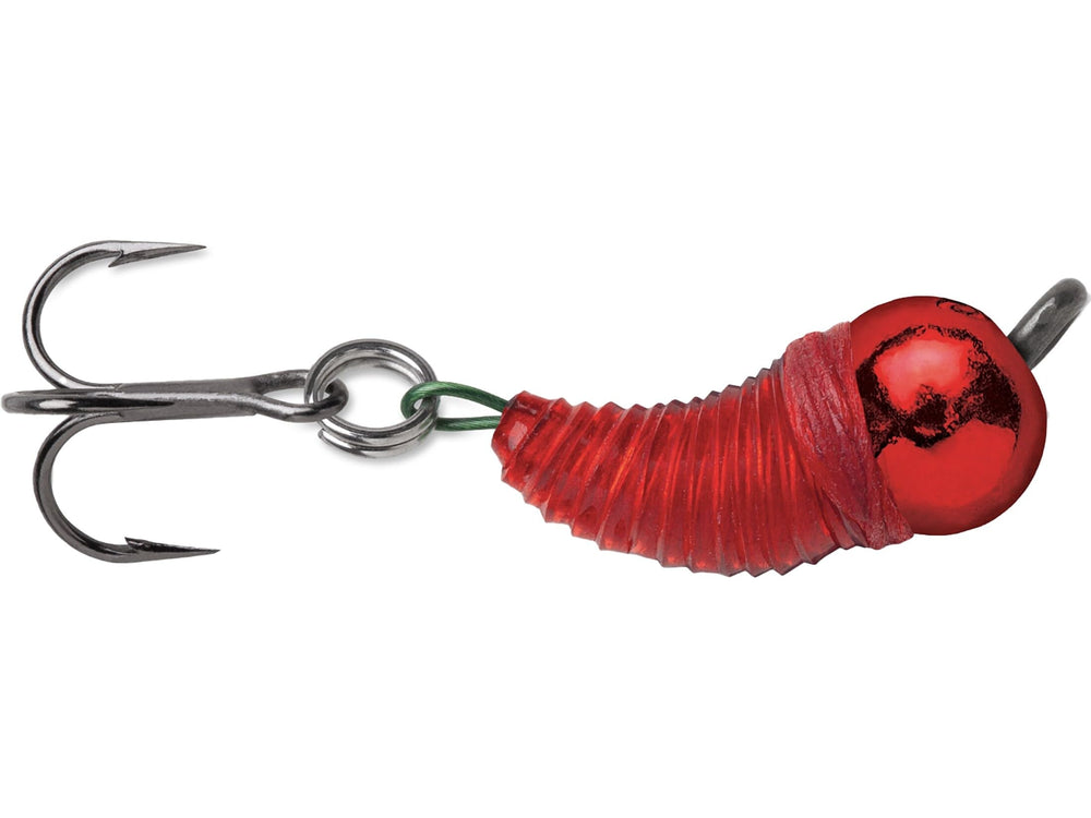 VMC Tungsten BugBite Jig with Glow finish attracts panfish and boosts strike visibility.