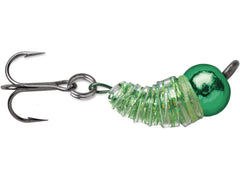 VMC Tungsten BugBite Jig with lifelike bug profile, ideal for panfish under ice