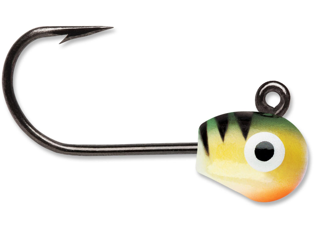 VMC Tungsten Mongo Jig 1/16 oz Glow Yellow Perch offers quick strike visibility