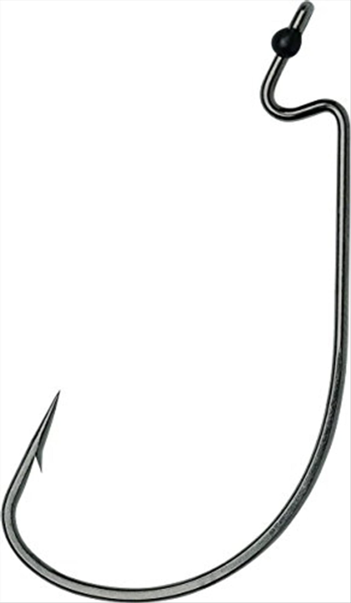 VMC Wide Gap Hook size 4/0 in black nickel for Texas and Carolina rigs; improves presentation