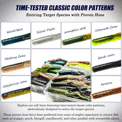 Tube jigs and lure components arranged