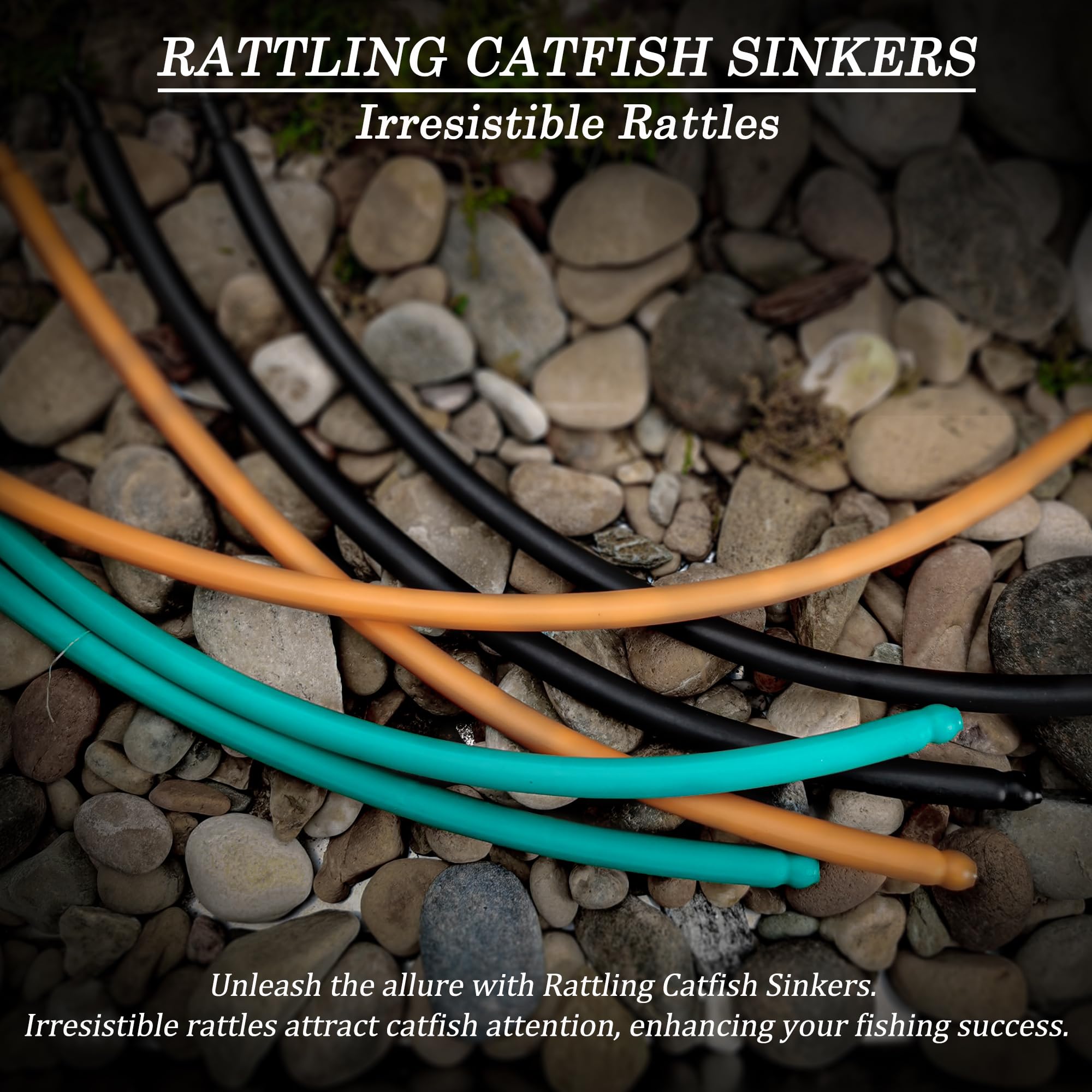 Durable rubber body and metal beads on VMSIXVM sinker
