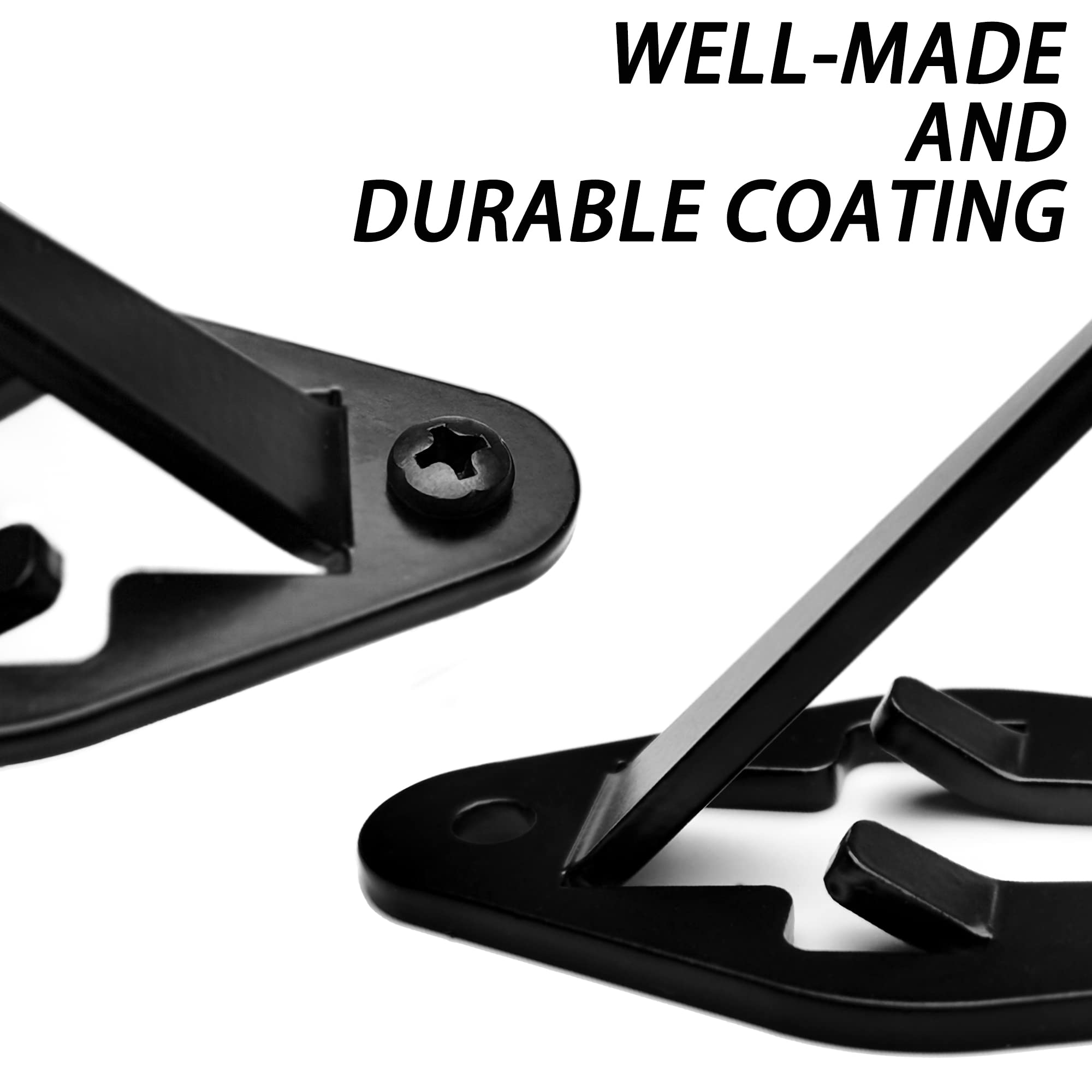 VMSIXVM heavy-duty steel deer skull hanger supports up to 40 pounds
