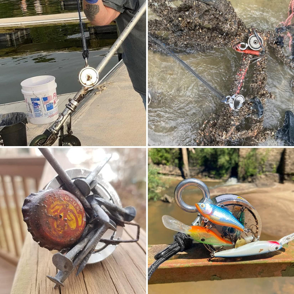 Gloves provided for magnet retrieval