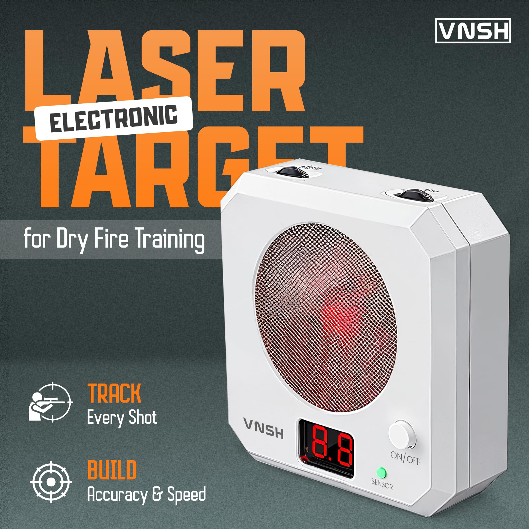 VNSH Laser Strike portable setup enables quick wall- or table-ready practice.