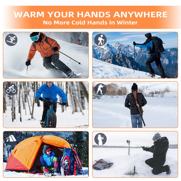 VobeNit heated gloves with adjustable cuffs securing a comfortable fit.
