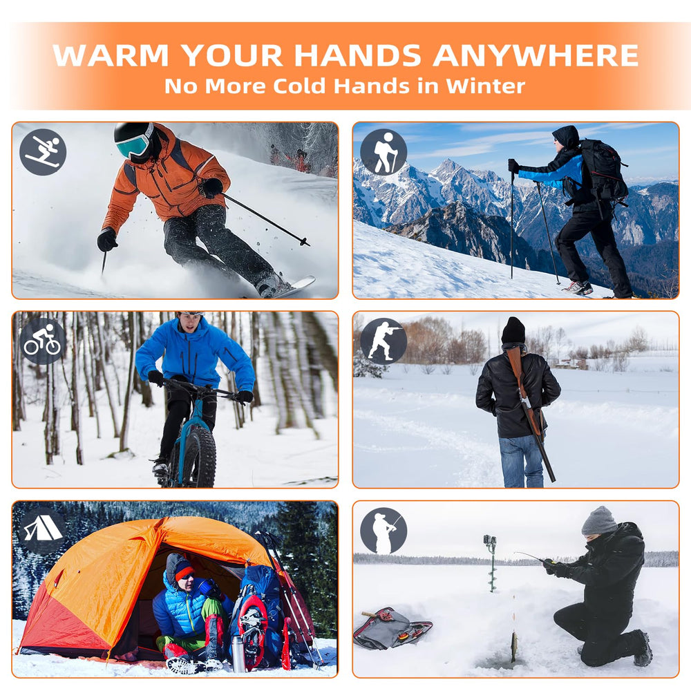 VobeNit heated gloves with adjustable cuffs securing a comfortable fit.