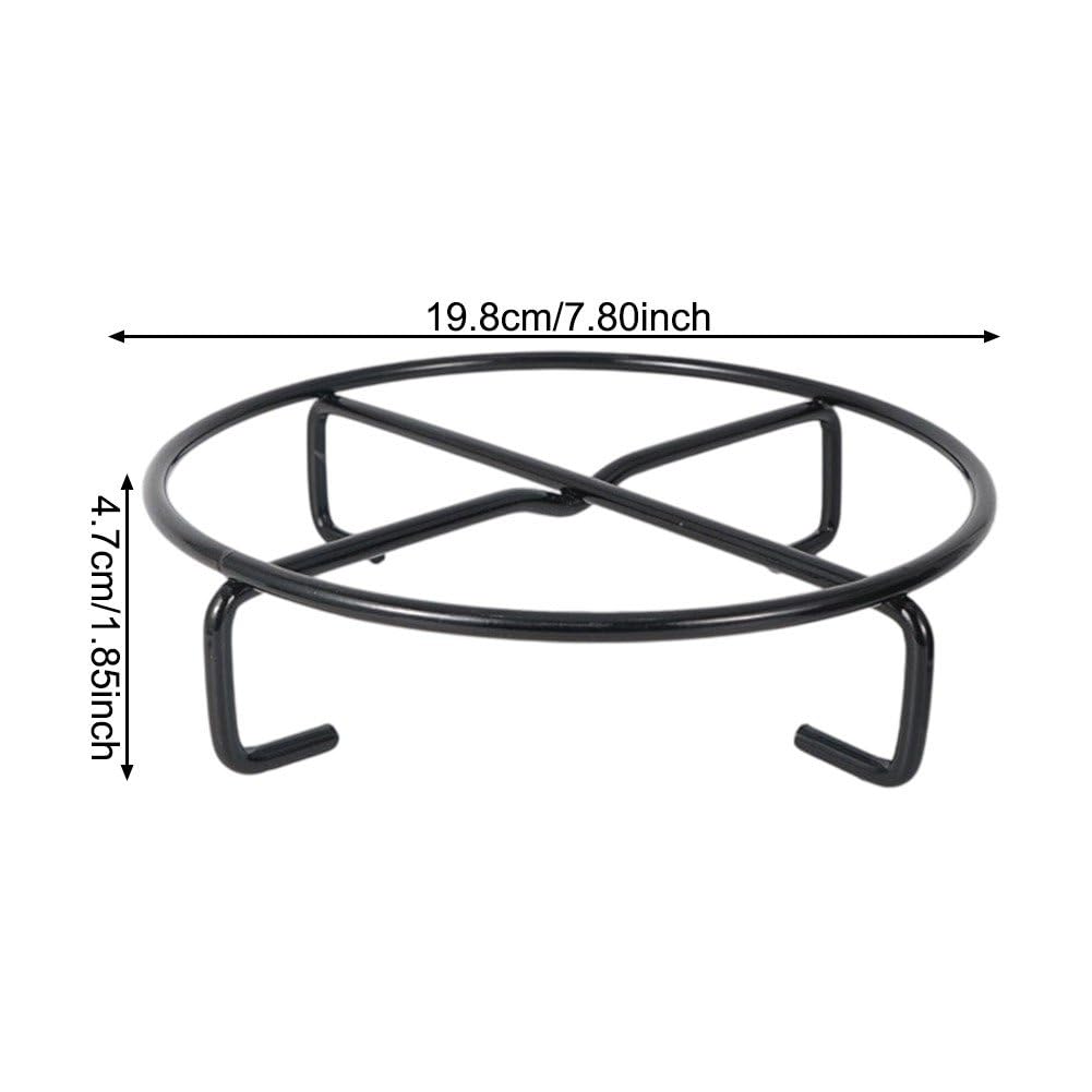 Vobumix campground kettle stand ensures durable, reliable cooking.