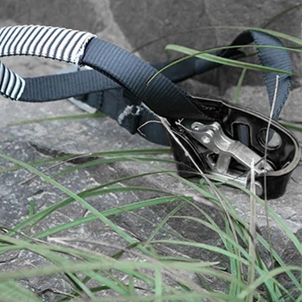 Vobumix foot ascender strap attachment for secure wear