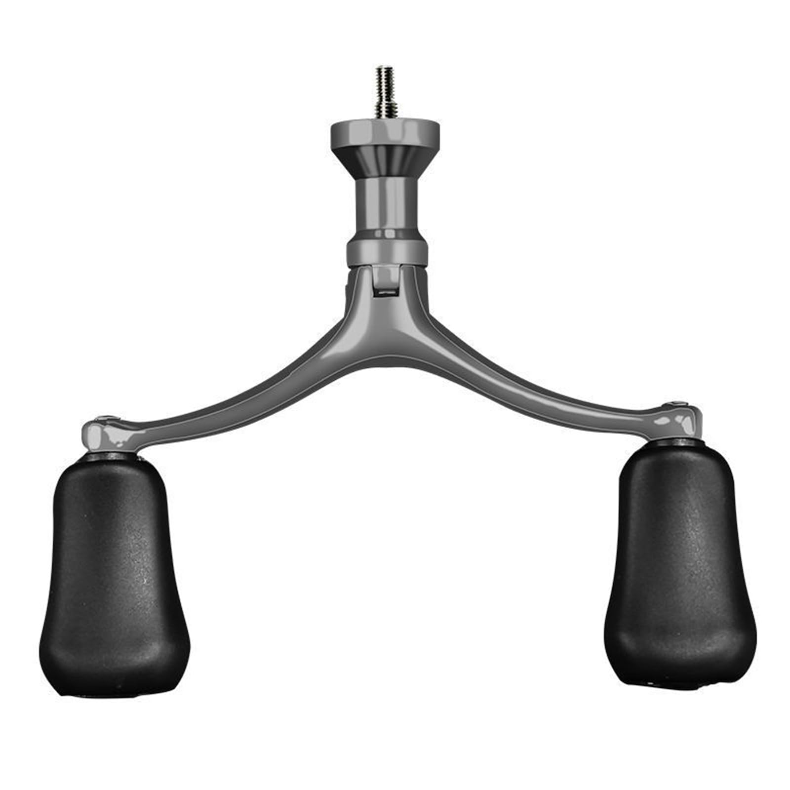 VOCUE aluminum reel handle with ergonomic grip improves comfort during long casts