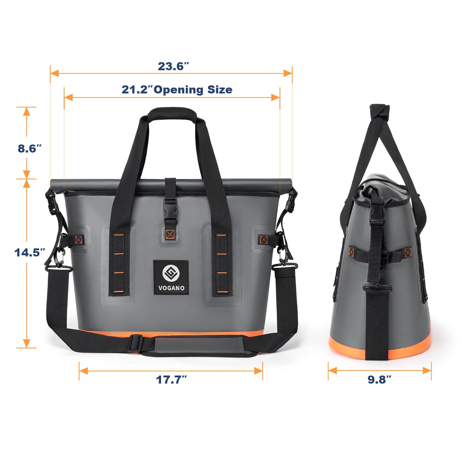 Vogano insulation keeps beverages cold on camping trips with sturdy construction.