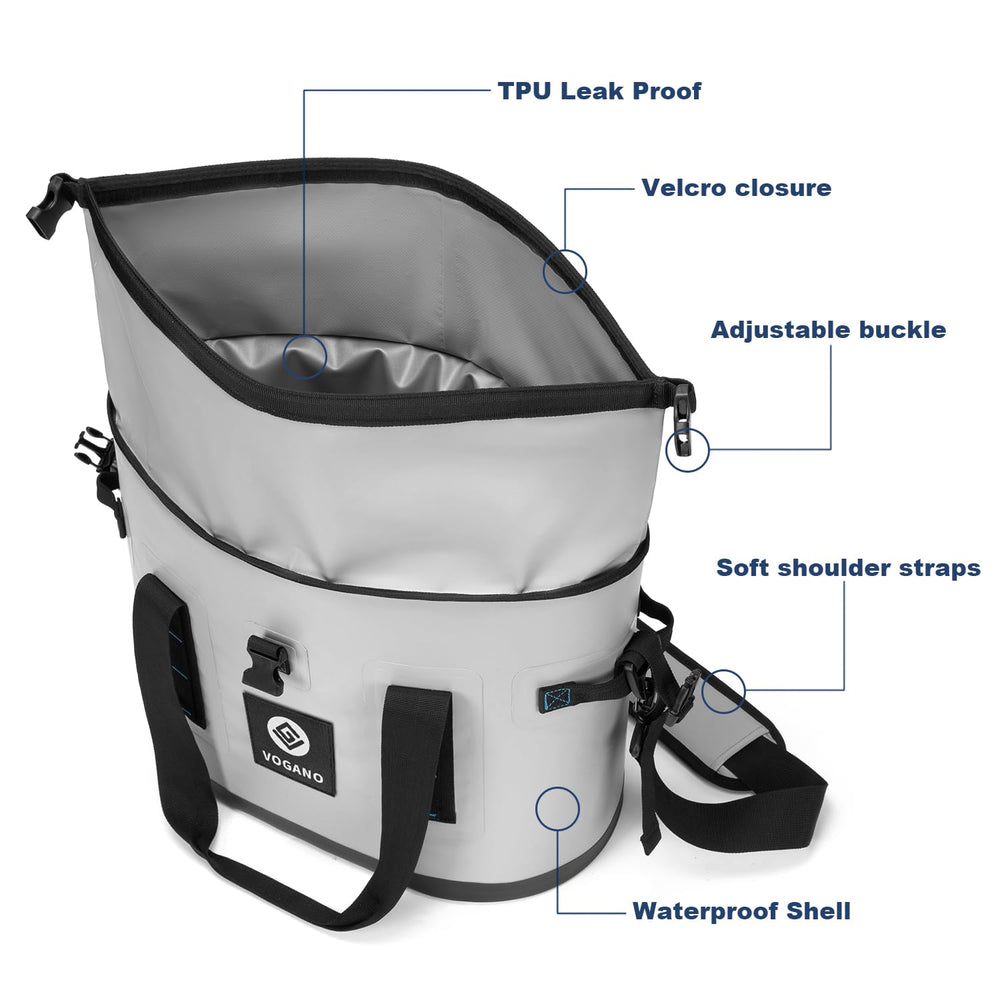 Vogano dual carry strap with handles offers flexible transport