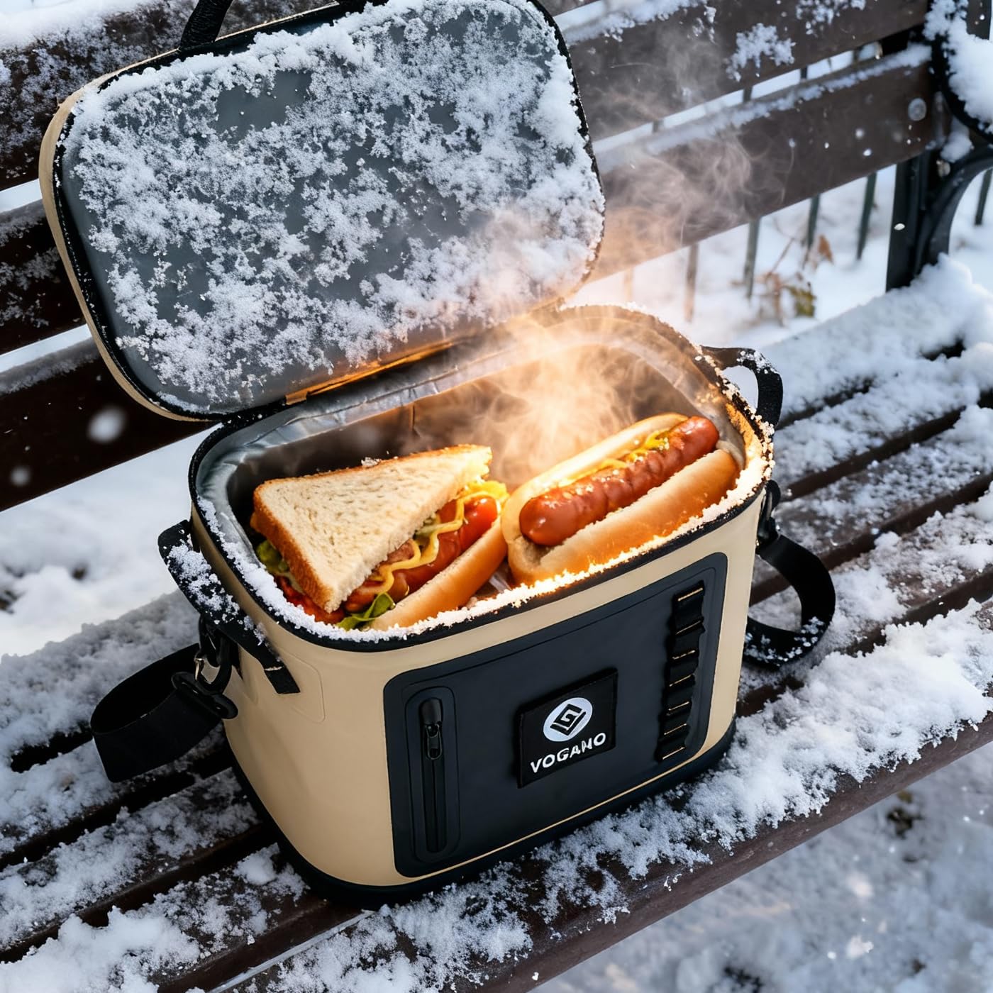 Vogano Soft Cooler uses leak-proof TPU for 100% protection.