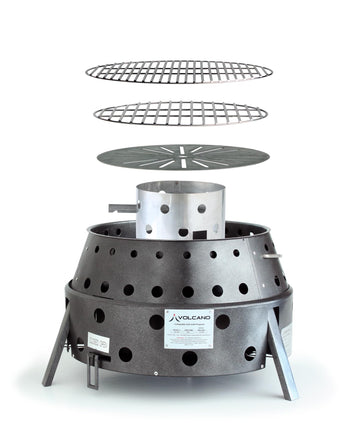 Volcano Grills camping and tailgating ready for outdoor meals.