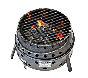 Volcano Grills grill and bake options with Dutch oven and wok versatility.